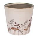 Blumentopf für Innen Beige Braun Ø 15x14 cm