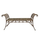 Garden Bench Green, Brown 142x41x66 cm