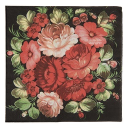 [73121] Tovaglioli di carta Nero Verde 33x33 cm (20)