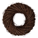 Decoration Garland Brown Ø 50x13 cm