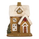 Decoration House Brown Beige 15x12x20 cm