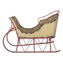 Decorazioni Natalizie Slitta Beige Rosso 156x73x104 cm