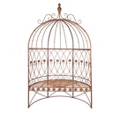 Banc de jardin Marron 119x59x208 cm