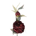 Branche de décoration avec fleurs Rouge Vert 14x14x78 cm
