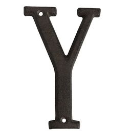 [6Y0840-Y] Buchstabe Y Braun 8x1x13 cm