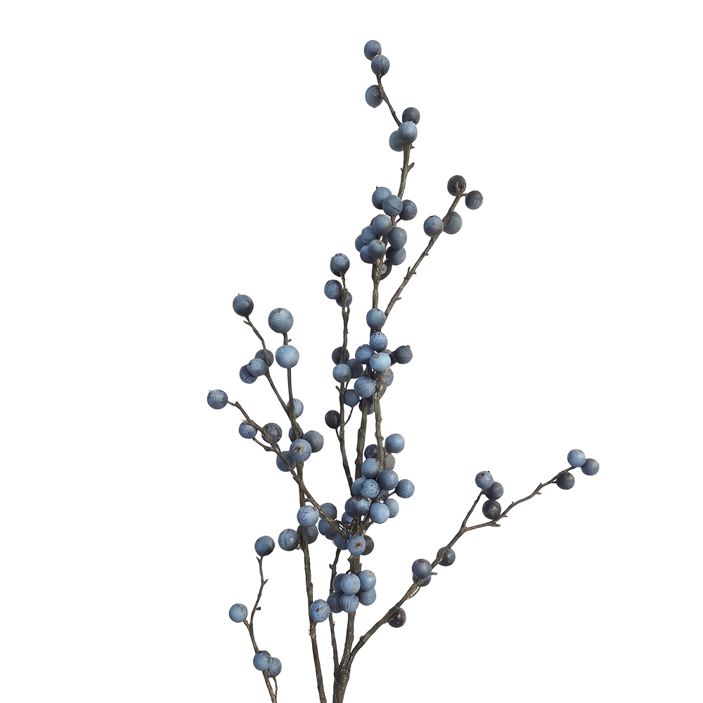 Decorative Artificial Branch Blue 106 cm