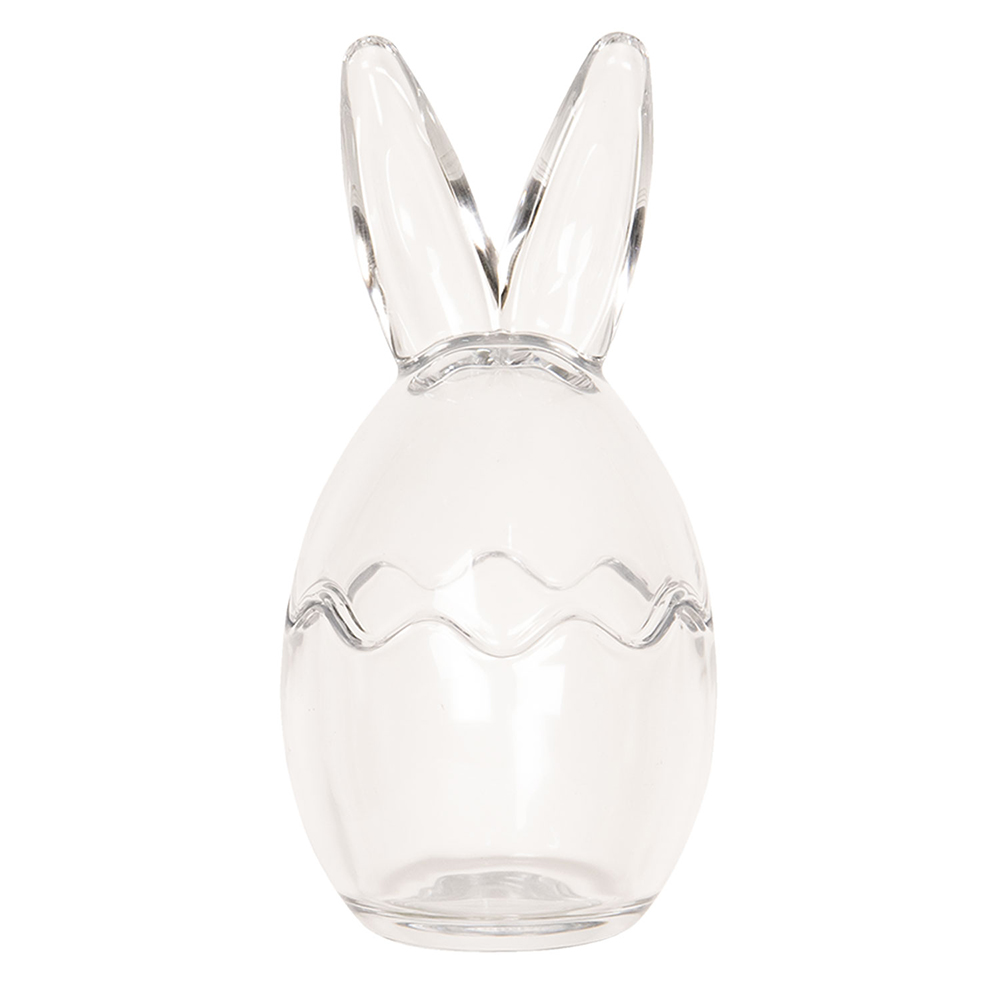 Storage Jar with Lid Transparent Ø 10x21 cm