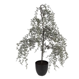 [50847] Deko Baum Grün Braun 40x40x85 cm