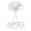 Egg Holder White Ø 15x22 cm