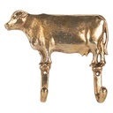 Wall Hook Gold colored 17x4x15 cm