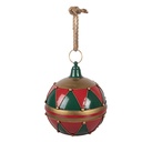 Decorazione Palla di natale Rosso Verde Ø 31x36 cm