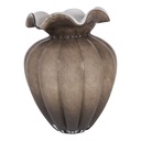 Vase Verre Marron Blanc Ø 20x28 cm