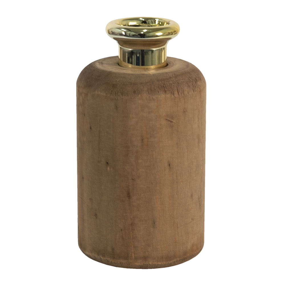 Deko Vase Braun Ø 9x17 cm