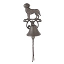 Old Fashioned Doorbel Cast Iron Brown 14x14x24 cm