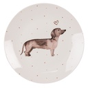 Breakfast Plate Beige Brown Ø 20x2 cm