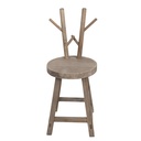 Scabello per Piante Marrone 30x30x70 cm