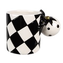 Mug Noir Blanc 13x8x9 cm / 350 ml