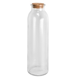 [6GL4422] Deko Flasche Transparent Ø 5x19 cm