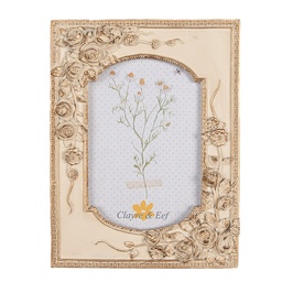 [2F1057] Bilderrahmen Beige 16x3x21 cm / 10x15 cm