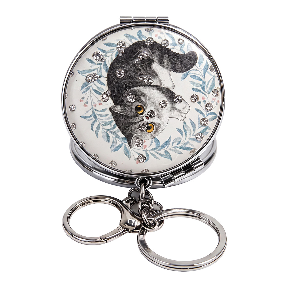 Hand Mirror White Grey