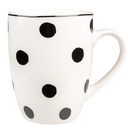 Tazza Bianco, Nero 12x8x10 cm / 350 ml