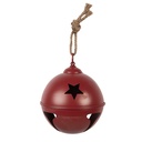 Decorazione Campana Rosso Marrone Ø 12x12 cm