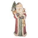 Christmas Decoration Santa Claus Red Beige 35x28x83 cm