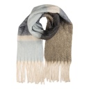 Foulard Donna Blu Nero 50x180 cm