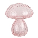 Décoration Champignon Rose Ø 13x15 cm