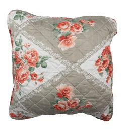 [Q196.030] Cushion Cover Grey Pink 50x50 cm