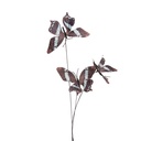 Decorazione Ramo con farfalle Marrone Blu 10x10x65 cm