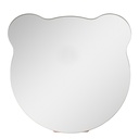 Table mirror 16x16x4 cm Silver colored