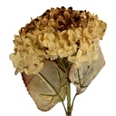Deko Ast mit Blumen Beige Grün 15x15x47 cm