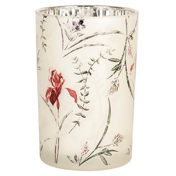 [6GL4979] Porta tealight Beige Verde Ø 12x18 cm
