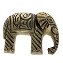 Poignée de porte l'éléphant Couleur or 4x3x3 cm / S3 cm