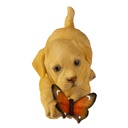 Decoratie hond 20x8x11 cm