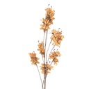 Deko Ast mit Blumen Gelb Braun 14x16x120 cm