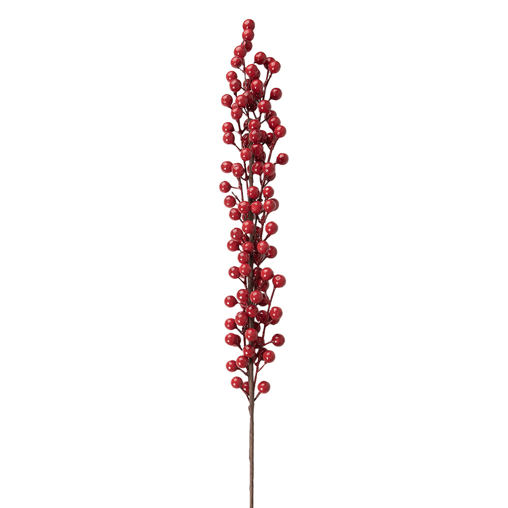 Christmas Decoration Artificial Branch Red 7x6x84 cm