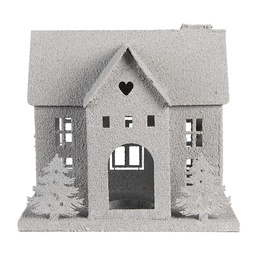 [6Y5932] Decorazione Casa Grigio 26x17x24 cm