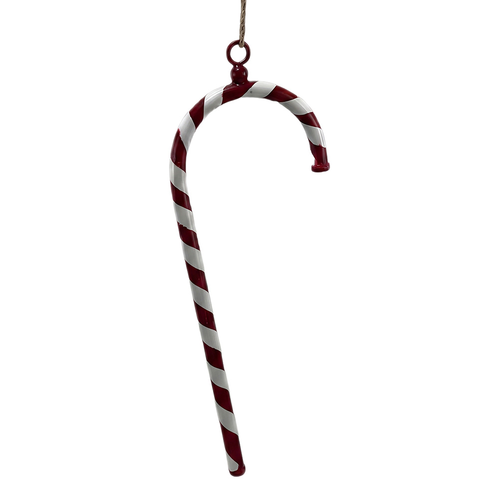 Decoration pendant Candy cane Red White 19x2x53 cm