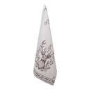 Teatowel Beige Brown 50x70 cm