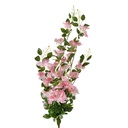 Rami Artificiali Decorativi con fiori Rosa Verde 25x15x88 cm