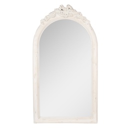 [52S326] Miroir mural Blanc 50x4x92 cm
