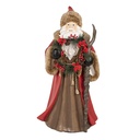Decoration Weihnachtsmann Rot Braun 65x49x122 cm