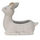 Flower Pot Inside Deer Beige, Grey 23x11x21 cm