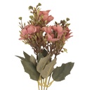 Rami Artificiali Decorativi con fiori Rosa Verde 10x10x32 cm