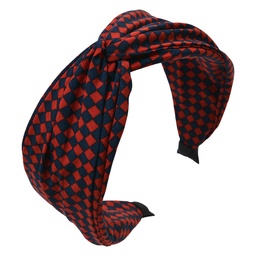 [JZHB0118R] Hairband Woman Red Black