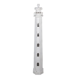 [5LMP278W] Floor Lamp Lighthouse White 23x23x140 cm E27/max 1x60W