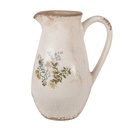 Brocca Decorativa Beige 17x13x22 cm