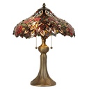 Wall Lamp Tiffany Red, Green, White Ø 43x58 cm E27/max 2x60W